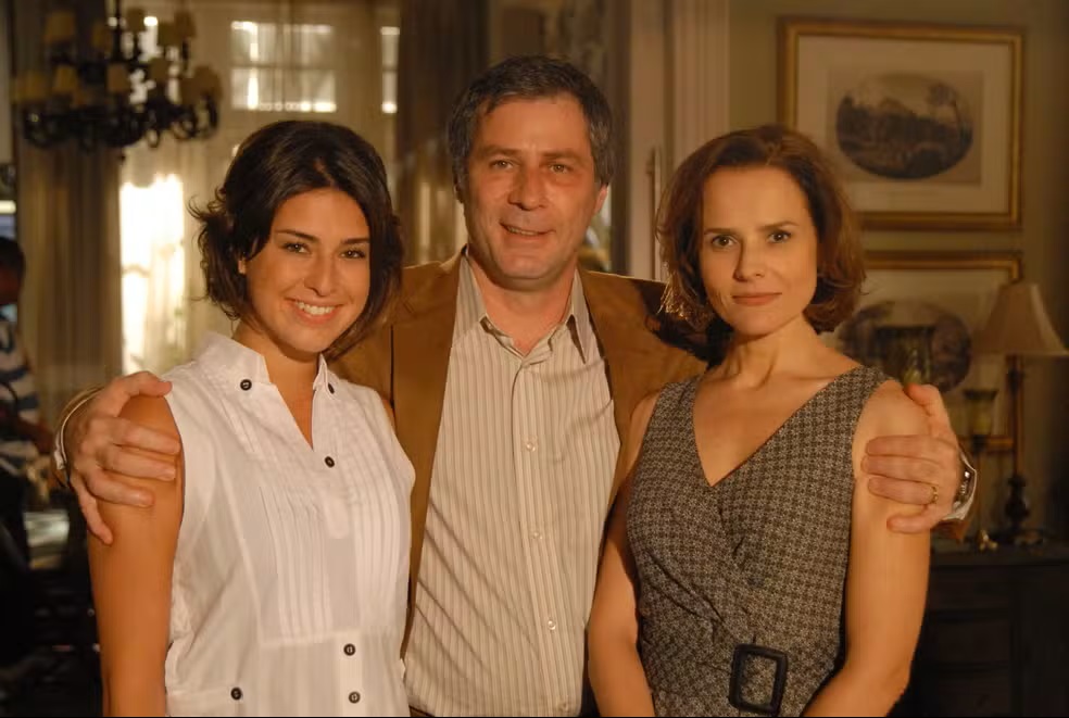 Maria Rosa, Norberto e Aurora em Paraíso (Divulgação / Globo)
