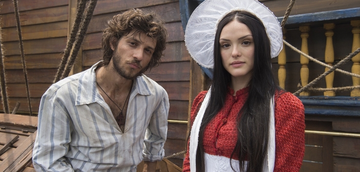 Audiências 28/08: Último capítulo de “Novo Mundo” registra 20,7 pontos Joaquim e Anna em Novo Mundo (Divulgação / Globo)
