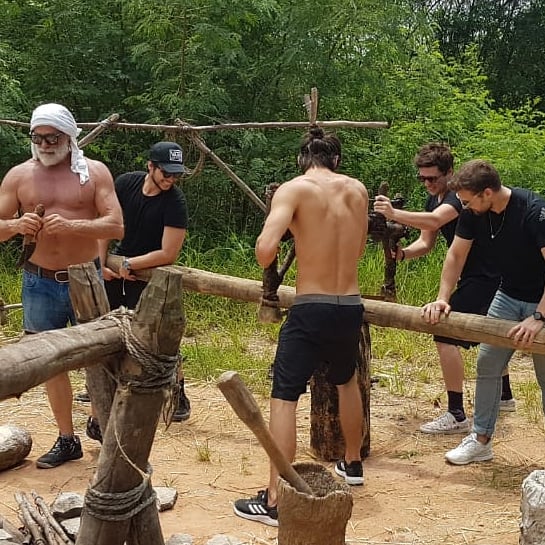 Atores em Workshop da Arca de Noé (Foto: Instagram Oscar Magrini)