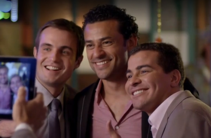 Ciro, Fred e Rodrigo em Flor do Caribe (Divulgação)