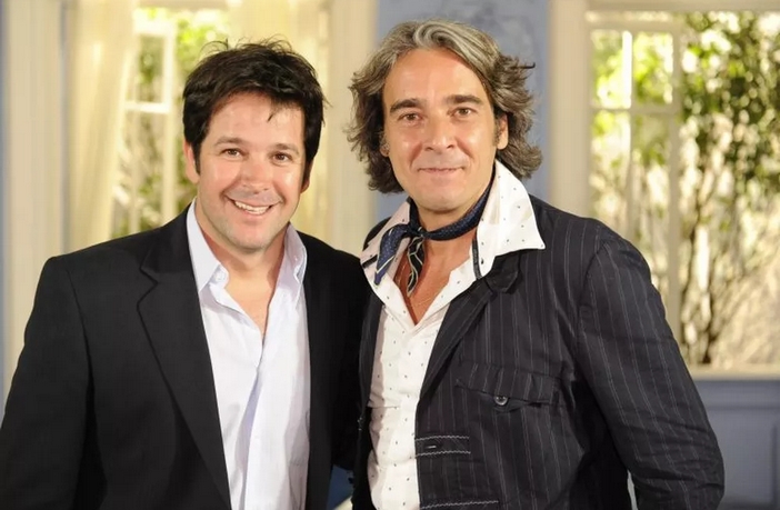 Murilo Benício e Alexandre Borges em Ti Ti Ti (Divulgação / Globo)
