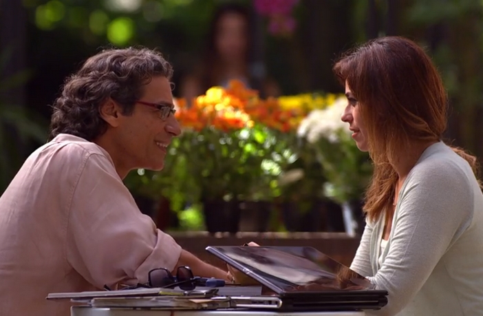 Renato e Suzana em A Vida da Gente (Reprodução / Globo)