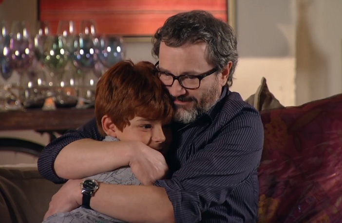 Tiago e Lourenço em A Vida da Gente (Reprodução / Globo)