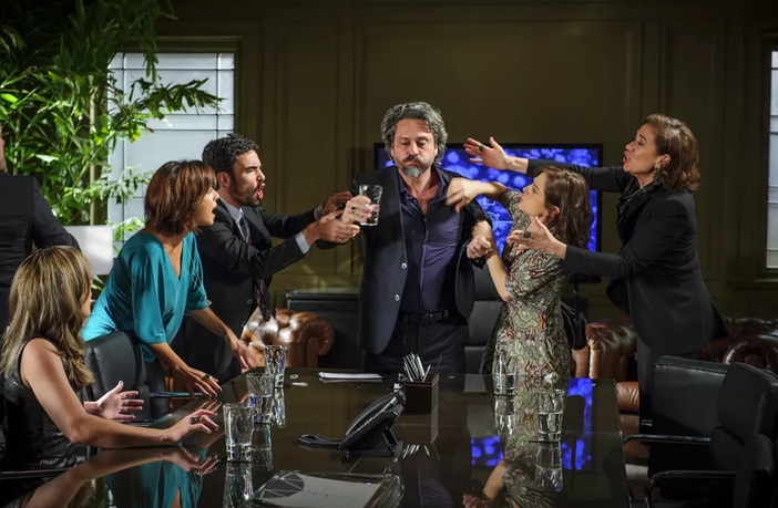 José Alfredo engole resultado do exame de DNA (Alex Carvalho / Globo)