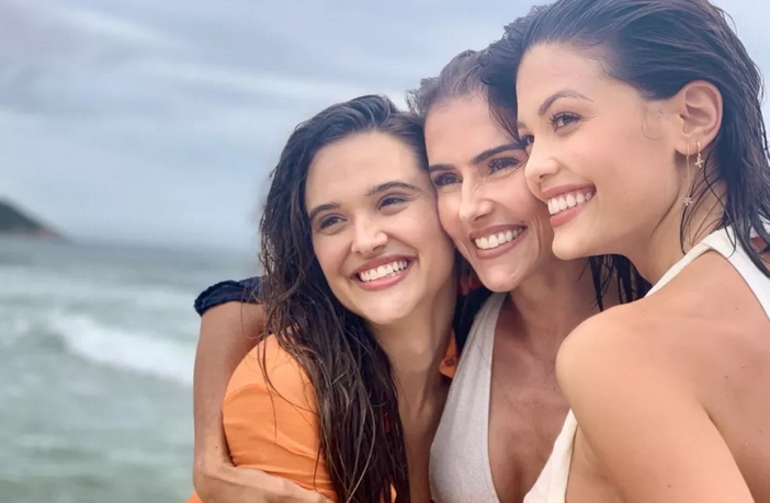 Luna, Alexia e Kyra em Salve-se Quem Puder (Danilo Togo / Globo)