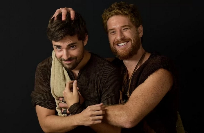 Jacó e Esaú em Gênesis (Reprodução / Record TV)