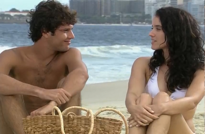 Mateus e Camila em Paraíso Tropical (Reprodução / Globo)