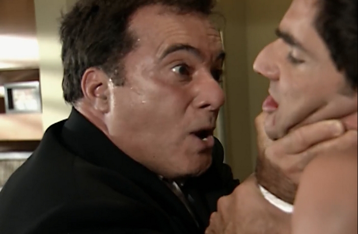Antenor e Lucas em Paraíso Tropical (Reprodução / Globo)
