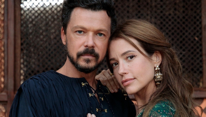 Jó e Raquel em A Vida de Jó (Divulgação / Record TV)