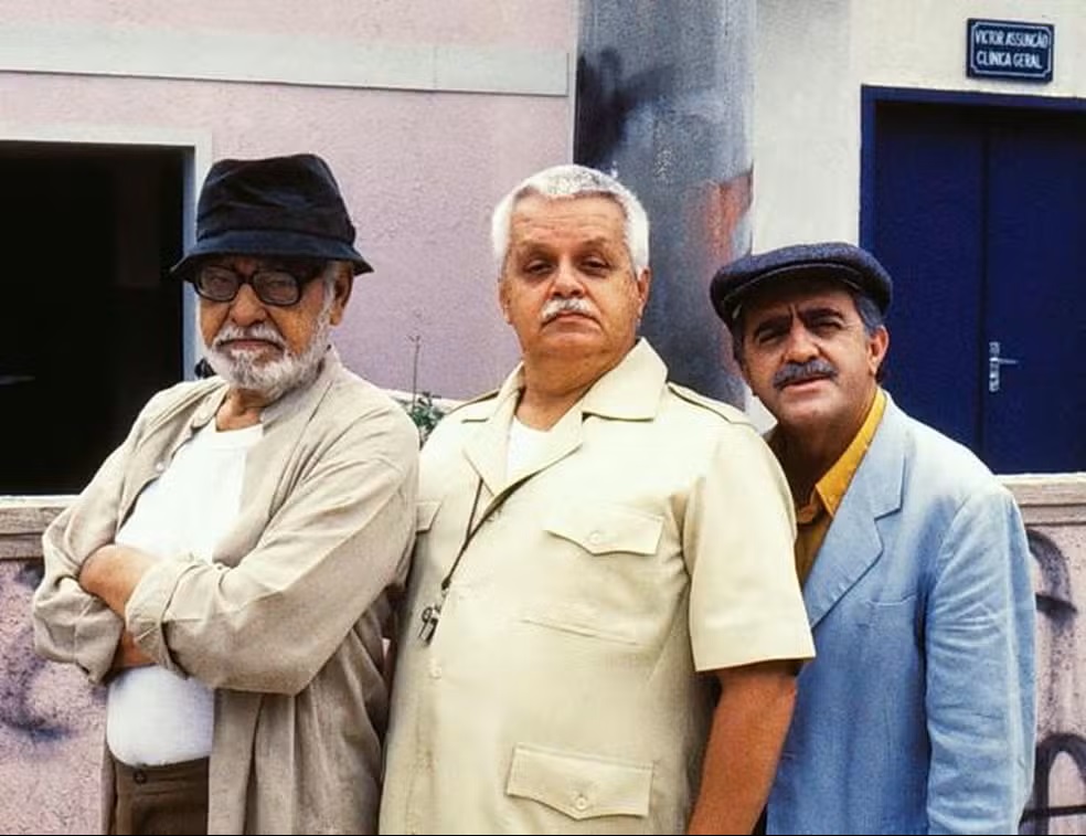 Candinho, Napoleão e Romeu em Hipertensão (Divulgação / Globo)