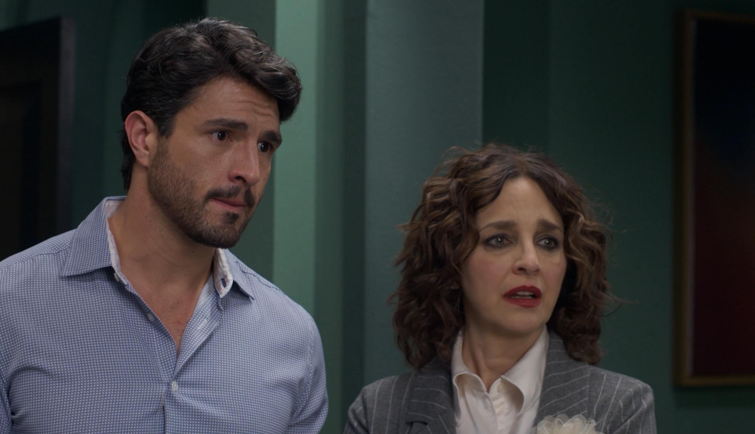 Eugênio e Fausta em Presente de Amor (Divulgação / Televisa / SBT)